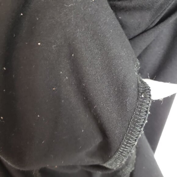 Eileen Fisher Asymmetrical Slant Hem Tank Top Black Viscose Tunic Size Small - Picture 7 of 8